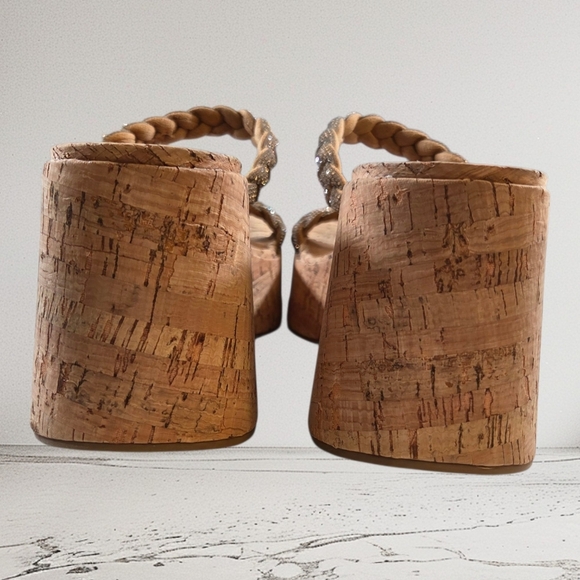 Steve Madden Dayna Wedge Sandals Size 6 - Picture 5 of 9